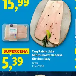Lidl Miruna nowozelandzka filet oferta