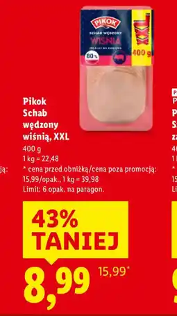 Lidl Pikok Schab wędzony wiśnią oferta
