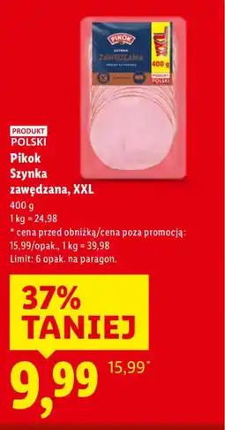 Lidl Pikok Szynka zawędzana oferta