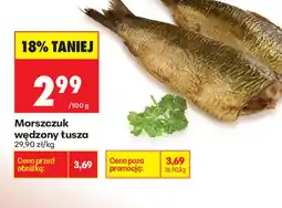 Biedronka Morszczuk wędzony tusza oferta