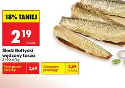 Biedronka Sledź Bałtycki wędzony tusza oferta