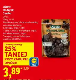 Lidl Alesto Rodzynki Jumbo oferta