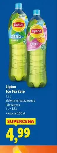 Lidl Lipton Ice Tea Zero oferta