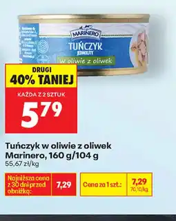 Biedronka Marinero Tuńczyk w oliwie oferta