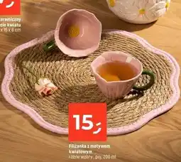 Dealz Filiżanka z motywem kwiatowym różne wzory, poj oferta