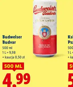 Lidl Budweiser Budvar oferta