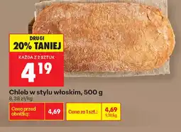 Biedronka Chleb w stylu włoskim oferta
