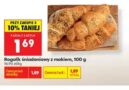 Biedronka Rogalik śniadaniowy z makiem oferta