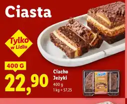 Lidl Ciacho Jeżyki oferta