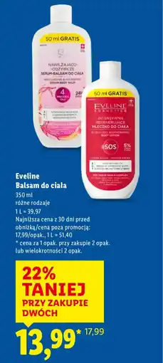 Lidl Eveline Balsam do ciała oferta