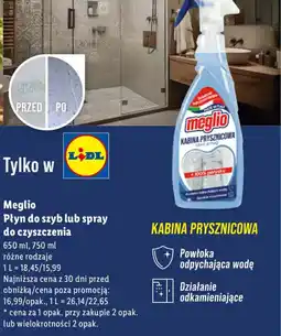 Lidl Meglio Płyn do kabin prysznicowych oferta