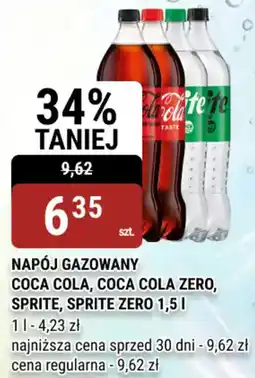 bi1 Napój gazowany coca cola, coca cola zero, sprite, sprite zero oferta