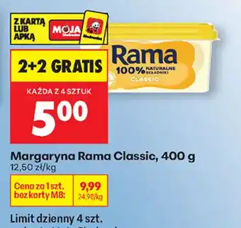 Biedronka Margaryna Rama Classic oferta