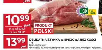 Szynka wieprzowa bez kości