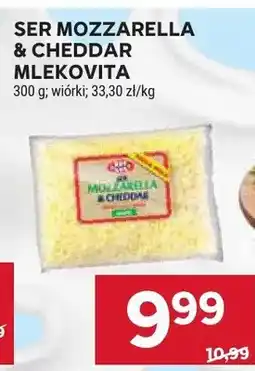 Stokrotka Ser mozzarella & cheddar Mlekovita oferta