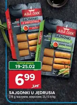 Stokrotka Sajgonki u jędrusia warzywa, warzywne, wieprzowe oferta