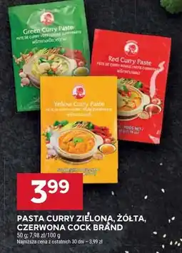 Stokrotka Pasta curry zielona, żółta, czerwona oferta