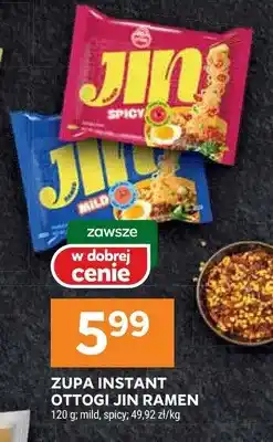 Stokrotka Zupa instant Ottogi Jin Ramen, mild, spicy oferta