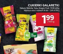 Stokrotka Cukierki galaretki Sakura, Matcha, Yuzu, Dragon Fruit oferta