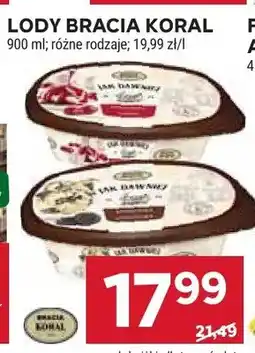 Stokrotka Lody Bracia Koral, różne rodzaje oferta