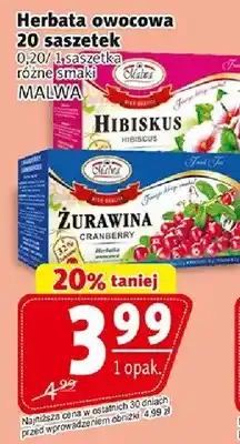 Prim Market Herbata owocowa 20 saszetek różne smaki oferta