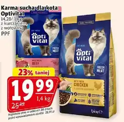 Prim Market Karma sucha dla kota Optivital kurczak z wołowiną oferta