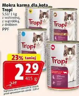 Prim Market Mokra karma dla kota Tropi z wątróbką, z drobiem oferta