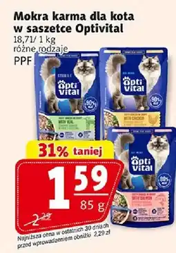 Prim Market Mokra karma dla kota w saszetce Optivital oferta