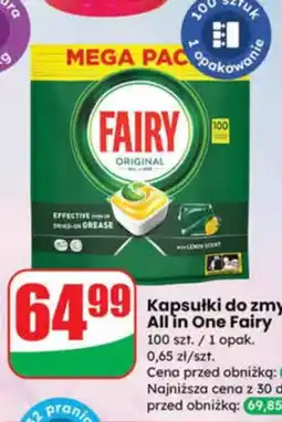 Dino Kapsułki do zmywarki All in One 100 szt oferta