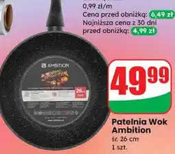 Dino Patelnia Wok 26 cm oferta