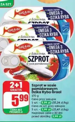 Dino Szprot w sosie pomidorowym Dzika Ryba oferta