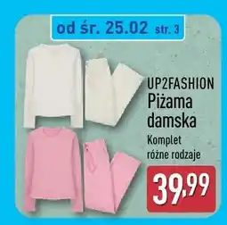 ALDI Piżama damska, różne rodzaje oferta