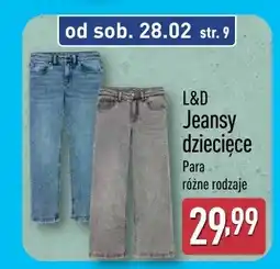 ALDI Jeansy dziecięce, różne rodzaje oferta