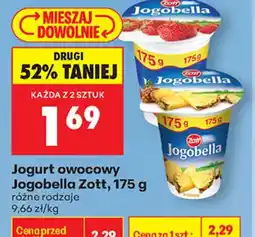 Biedronka Zott Jogurt owocowy Jogobella oferta