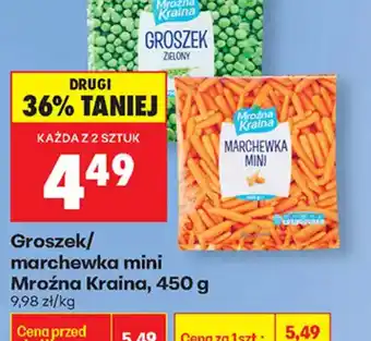 Biedronka Mroźna Kraina Groszek/marchewka mini oferta