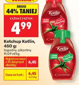 Biedronka Ketchup Kotlin oferta