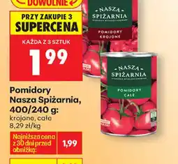 Biedronka Pomidory Nasza Spiżarnia oferta