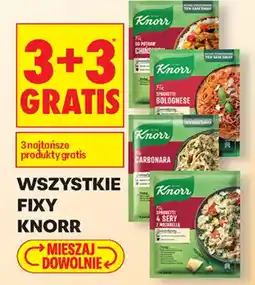 Biedronka Knorr Fixy oferta