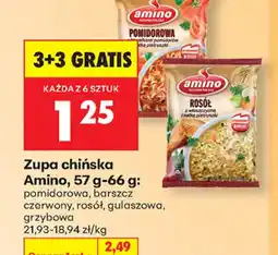 Biedronka Amino Zupa chińska oferta