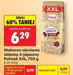 Biedronka Polmak Makaron siekany oferta