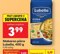 Biedronka Lubella Makaron pióra oferta