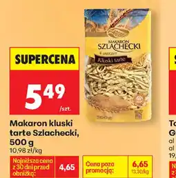 Biedronka Szlachecki Makaron kluski tarte oferta