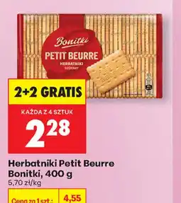 Biedronka Bonitki Herbatniki Petit Beurre oferta