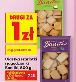 Biedronka Bonitki Ciastka szarlotki i jagodzianki oferta