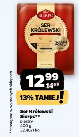 Netto Ser Królewski Sierpc plastry oferta