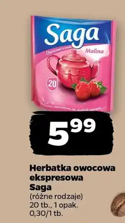 Netto Herbatka owocowa ekspresowa Saga oferta