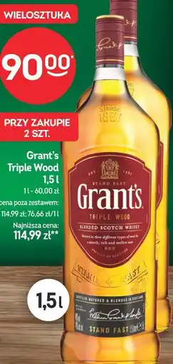 Żabka Whisky Grant's Triple Wood oferta