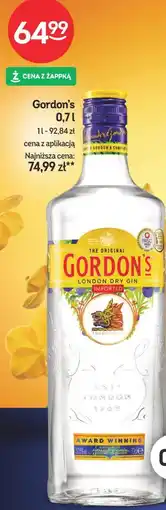 Żabka Gin Gordon's London Dry oferta