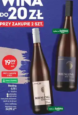 Żabka Wino Riesling Weißer Edelstein półsłodkie oferta