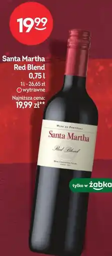 Żabka Wino Santa Martha Red Blend oferta
